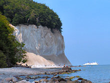 Pratenschlucht Nationalpark Jasmund, Kreidefelsen